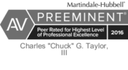 Chuck Taylor - Preeminent Martindale & Hubbell Chuck Taylor - Preeminent Martindale & Hubbell